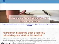 Sites similar to formatovani-bakalarskeprace.cz