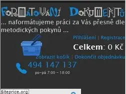 Sites similar to formatovani-dokumentu.cz