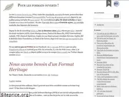 Sites similar to formats-ouverts.org
