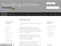 Sites similar to formatting-and-more.de