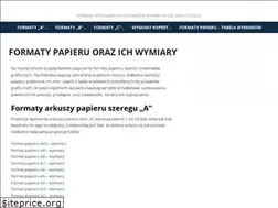 Sites similar to formaty-papieru.pl