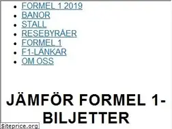 Sites similar to formel1biljetter.se