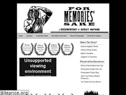 Sites similar to formemoriessakethemovie.com