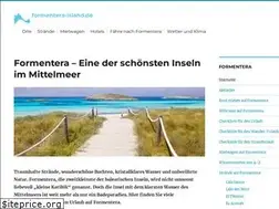 Sites similar to formentera-island.de