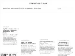 Sites similar to formidablemag.com