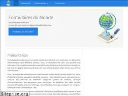 Sites similar to formulairesdumonde.com