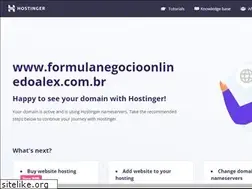 Sites similar to formulanegocioonlinedoalex.com.br