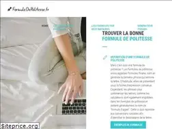Sites similar to formuledepolitesse.fr