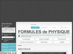 Sites similar to formules-physique.com