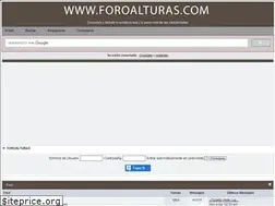 Sites similar to foroalturas.com