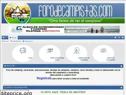Sites similar to forodecampistas.com