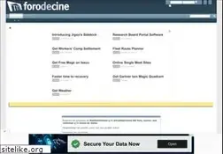 Sites similar to forodecine.com