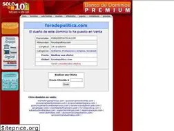 Sites similar to forodepolitica.com
