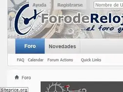 Sites similar to foroderelojes.es