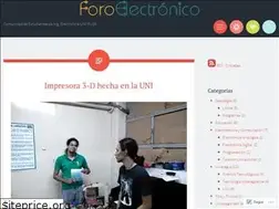 Sites similar to foroelectronico.wordpress.com