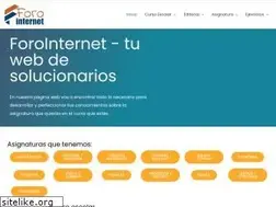 Sites similar to forointernet.es