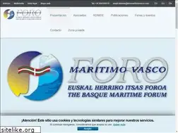 Sites similar to foromaritimovasco.com
