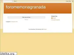 Sites similar to foromemoriagranada.blogspot.com