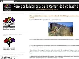 Sites similar to foromemoriamadrid.blogspot.com
