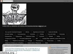 Sites similar to foromemoriandalucia.blogspot.com
