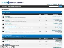 Sites similar to foronavegantes.net