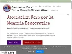Sites similar to foroporlamemoria.es