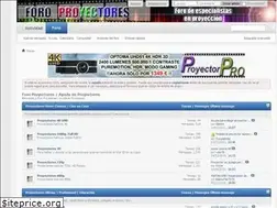 Sites similar to foroproyectores.es