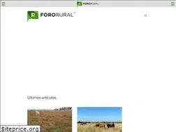 Sites similar to fororural.com