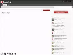 Sites similar to forosperu.net
