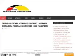 Sites similar to forotransporteprofesional.es