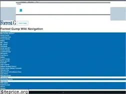 Sites similar to forrestgump.wikia.com