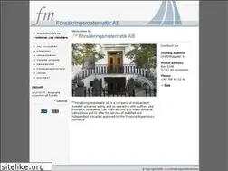 Sites similar to forsakringsmatematik.se
