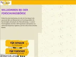 Sites similar to forschungsboerse.de