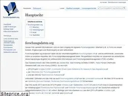 Sites similar to forschungsdaten.org