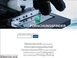 Sites similar to forschungsfinder-hessen.de
