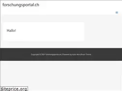Sites similar to forschungsportal.ch