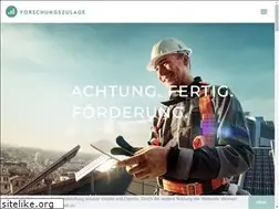 Sites similar to forschungszulage.de