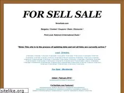 Sites similar to forsellsale.com