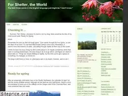 Sites similar to forsheltertheworld.com