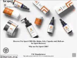Sites similar to forsportcbd.co.uk