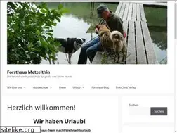 Sites similar to forsthaus-metzelthin.de