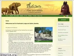 Sites similar to fort-sesfontein.com