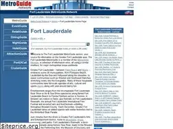 Sites similar to fort.lauderdale.metroguide.com