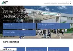Sites similar to fortbildung.kit.edu