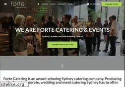 Sites similar to fortecatering.com.au