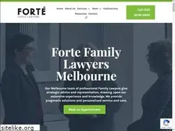 Sites similar to fortefamilylawyers.com.au