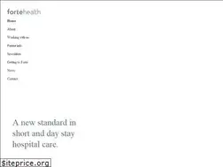 Sites similar to fortehealth.co.nz