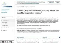 Sites similar to forteo.com
