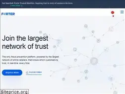 Sites similar to forter.com