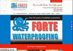 Sites similar to fortewaterproofing.com